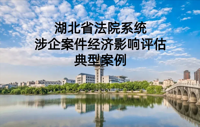 湖北省法院系统涉企案件经济影响评估典型案例六：治罪与治理并重 惩治与保护并举